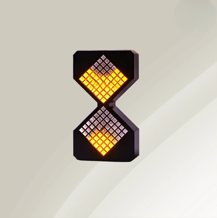 LED Zeitmesser mit sanfter Lichtvisualisierung und Positionssensor