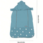 Fußsack für Babys im Winter – Universell einsetzbar für Kinderwagen und Trage