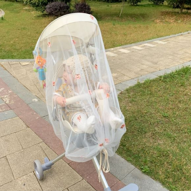 Babys Kinderwagen Schutz mit Musselin- und Moskitonetz