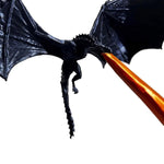 Bücherregal mit Drachenflamme – Dekorative Buchstütze