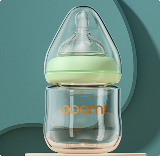 BPA-freie Anti-Kolik Flasche für Neugeborene – Babyflasche mit Soft-Sauger