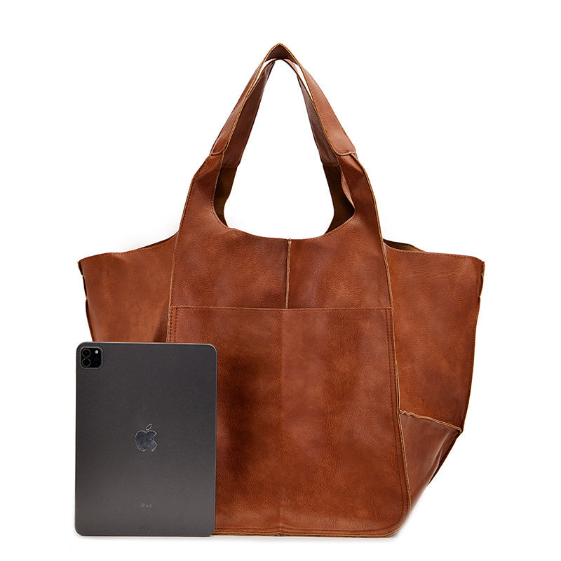Geräumige Wochenendreise-Tasche aus hochwertigem Kunstleder