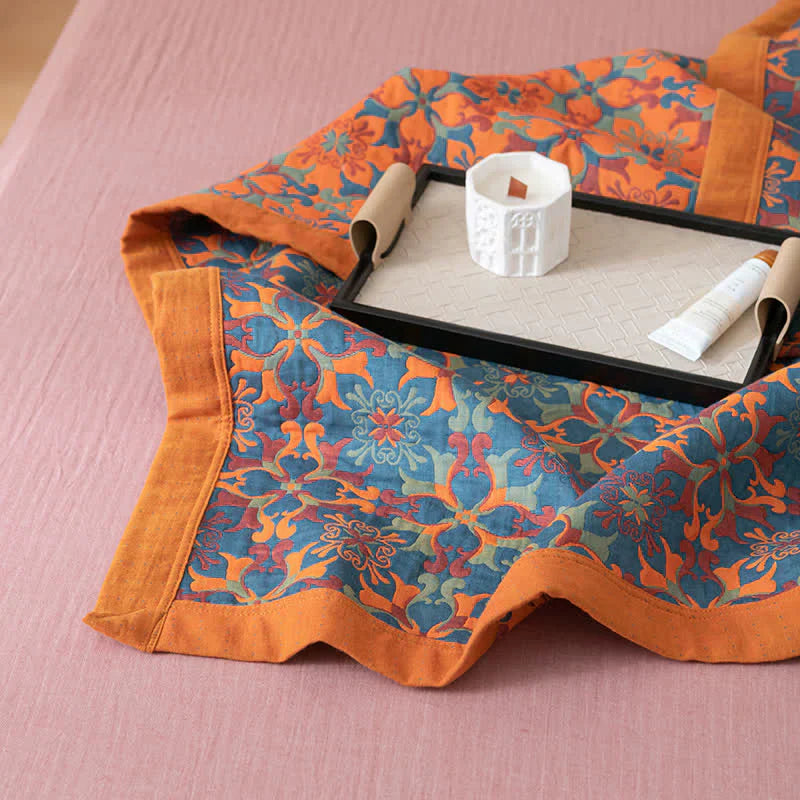 Six-Layer Cotton Blanket in Blue – Stylish Warmth for Your Home