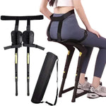 Tragbarer Faltstuhl mit tragbarem Exoskelett für Sportaktivitäten