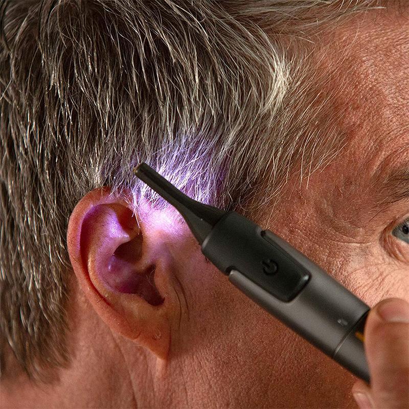 Präzisions-Trimmer mit LED-Beleuchtung – Schlank für Nase und Ohren