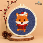 Well-being embroidery kit for festive memories