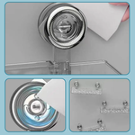 Corner Shelf with Suction Cup – Stylish Storage for Your Bathroom