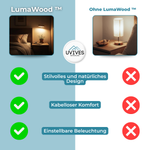 HolzLicht – Kabellose Eleganz für jeden Moment
