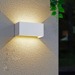 Wetterfeste LED Wandleuchte für den Außenbereich mit Auf- und Ablicht