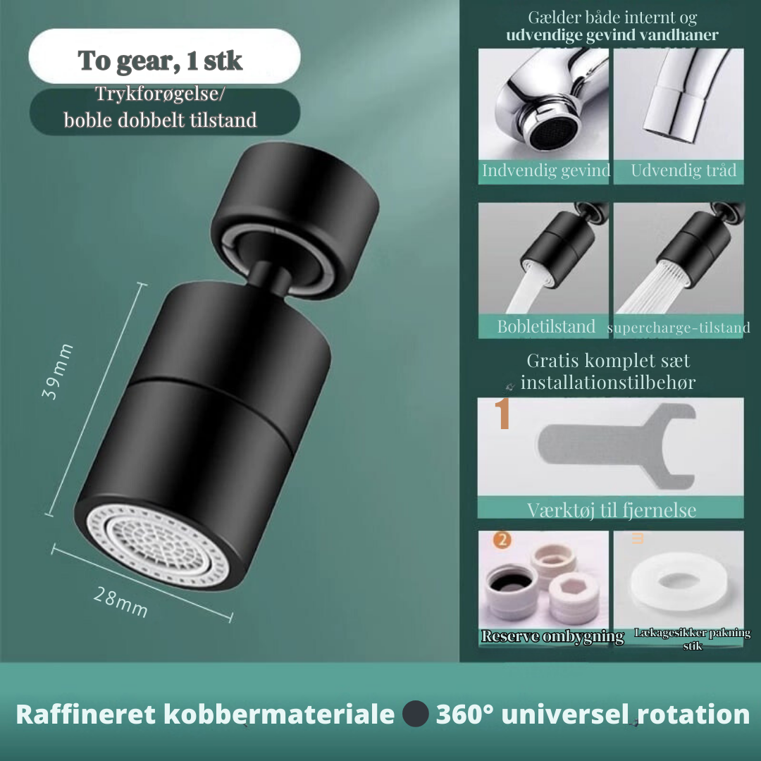 FlexiSpritz – 720° freedom for effortless rinsing