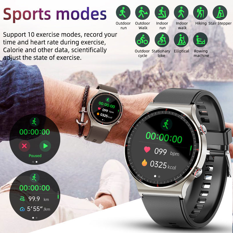 Medizinische Smartwatch mit EKG-Funktion und KI-Analyse