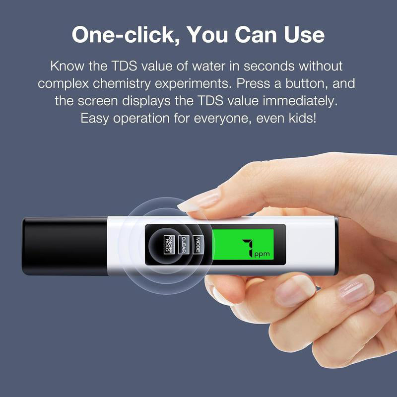 Präziser Wasserqualitätsprüfer mit 4-in-1 Messfunktion