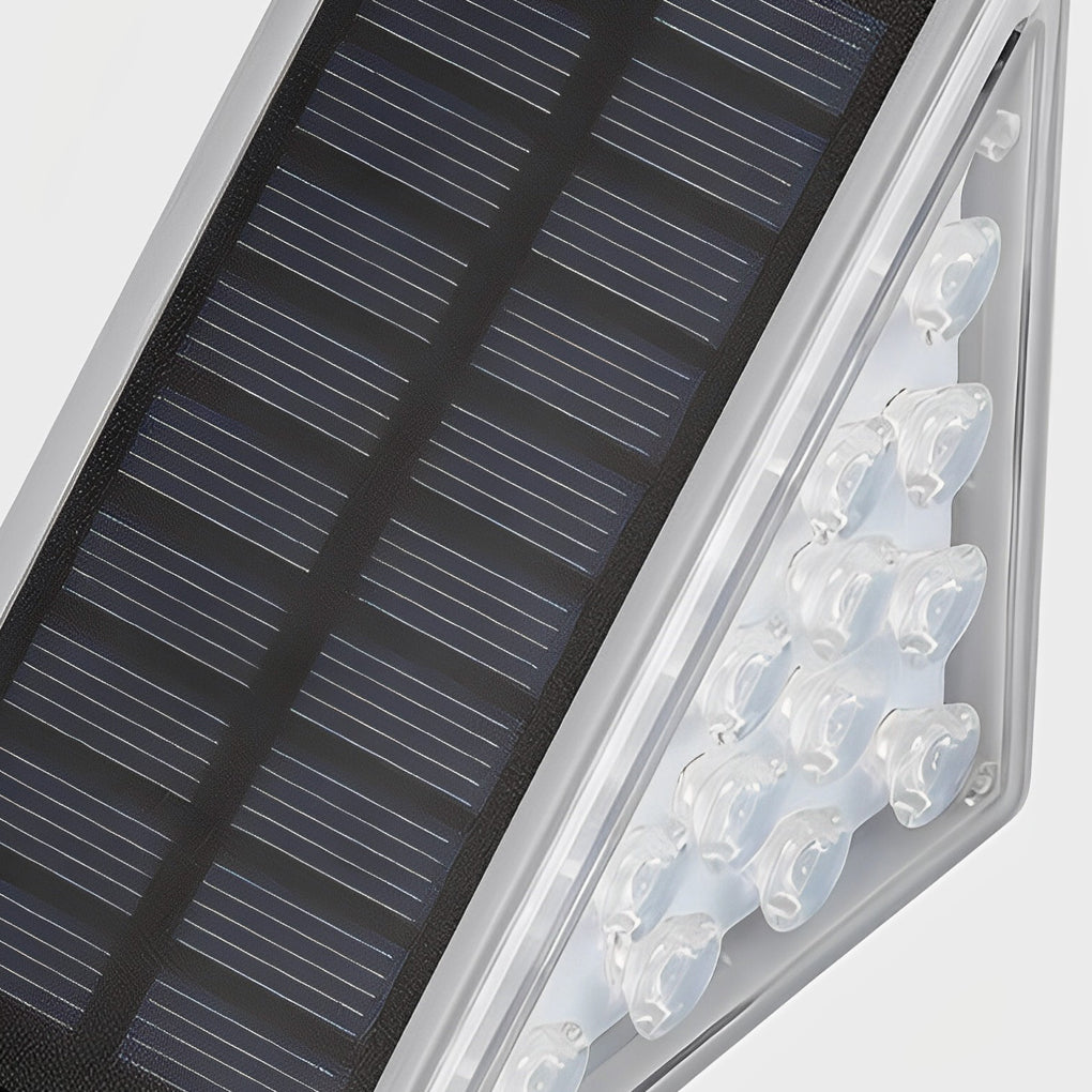 Dreieckige LED-Solarstufenbeleuchtung für den Außenbereich
