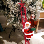 Elektrische Kletterleiter für den Weihnachtsmann
