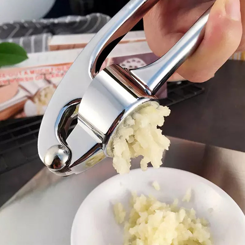 Hochwertiger Knoblauchpresser aus Edelstahl für müheloses Kochen