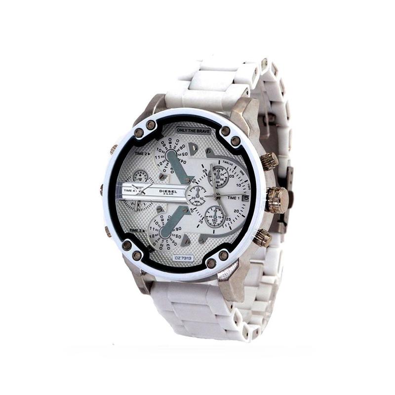 Elegante Quarzchronographuhr aus Edelstahl