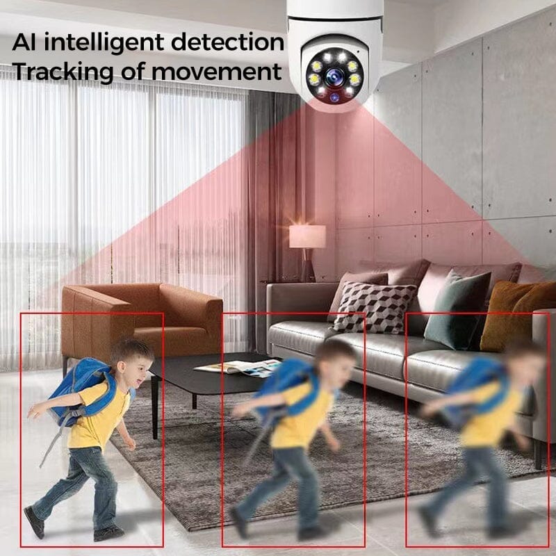 Intelligente Sicherheitskamera mit WLAN-Glühbirne