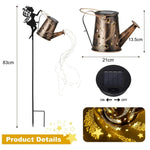 Garden Magic | Solar-Powered Watering Can for Atmospheric Lighting