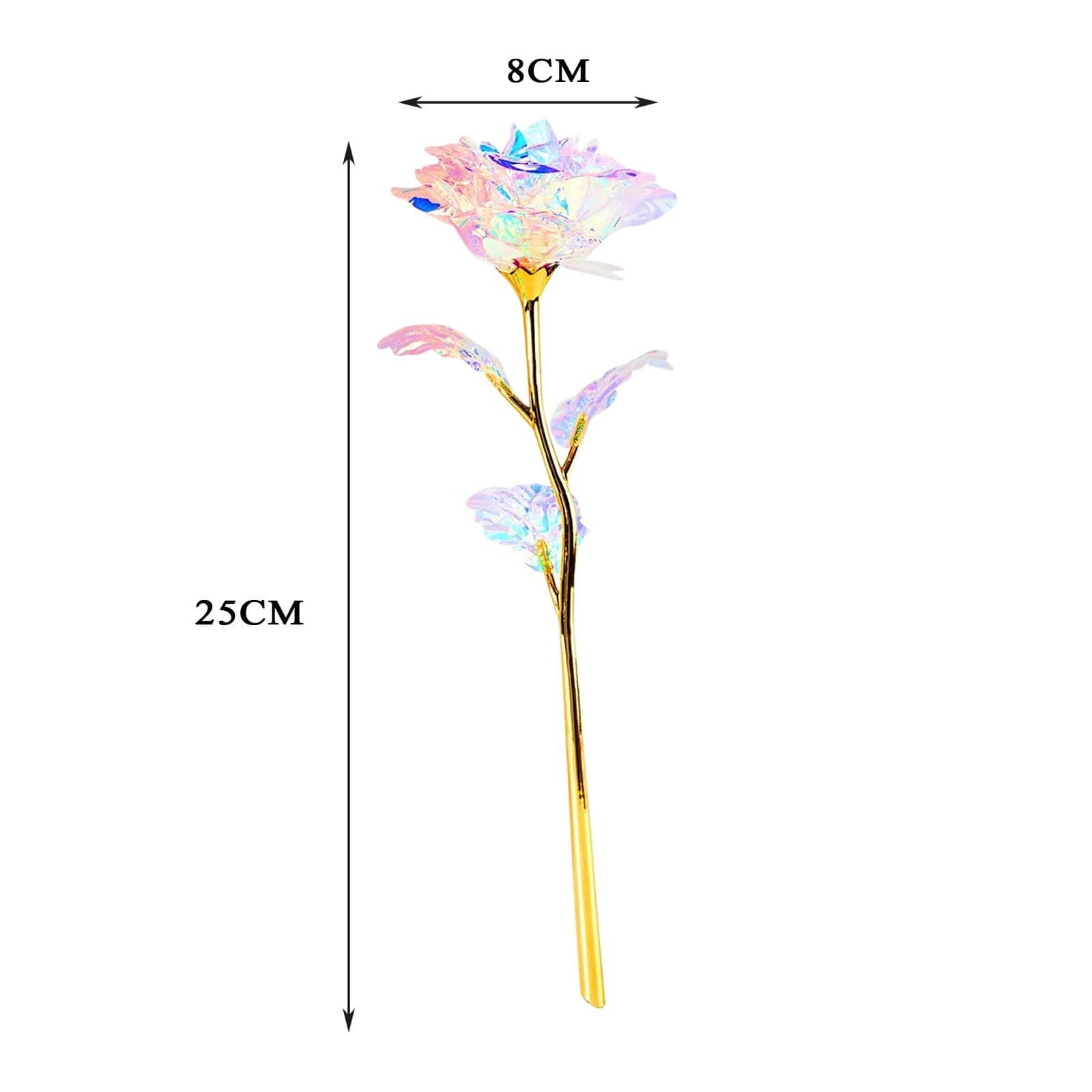10 Stück Ewige Glanzrosen LumiRose
