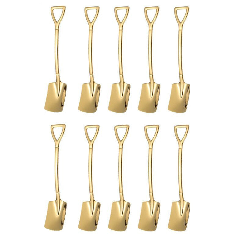 10 Stück Kaffeelöffel Set – Dessertlöffel und Teelöffel zum Rühren