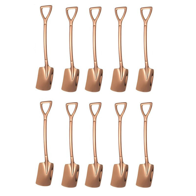 10 Stück Kaffeelöffel Set – Dessertlöffel und Teelöffel zum Rühren