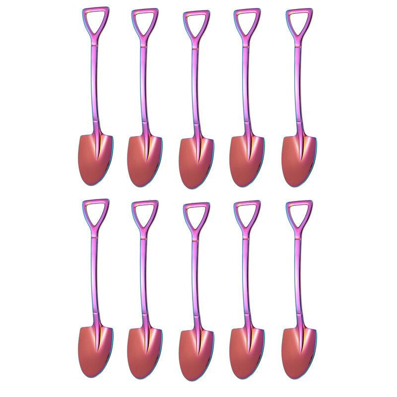 10 Stück Kaffeelöffel Set – Dessertlöffel und Teelöffel zum Rühren