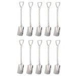 10-teiliges Set eleganter Edelstahl-Kaffeelöffel