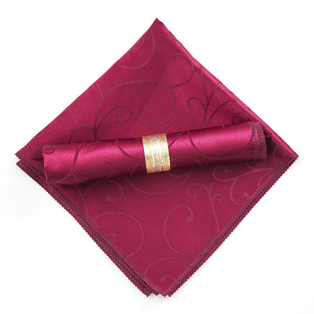 10 Stück Polyester Jacquard Tischservietten – Esszimmer Servietten