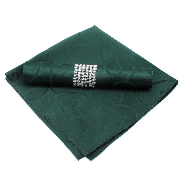 10 Stück Polyester Jacquard Tischservietten – Esszimmer Servietten