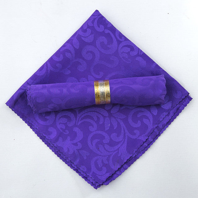 10 Stück Polyester Jacquard Tischservietten – Esszimmer Servietten