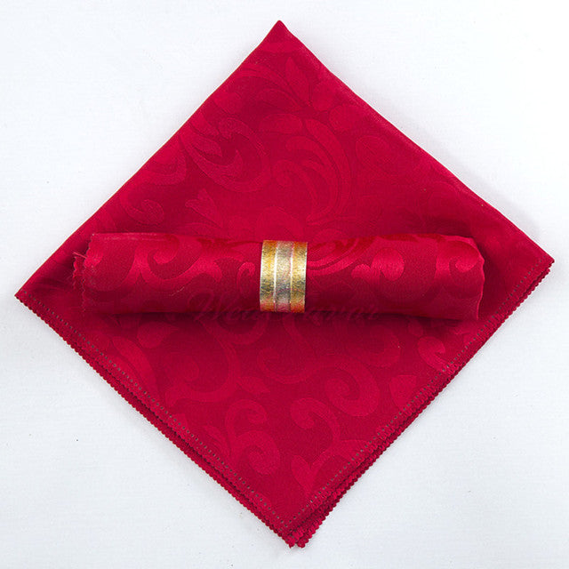 10 Stück Polyester Jacquard Tischservietten – Esszimmer Servietten