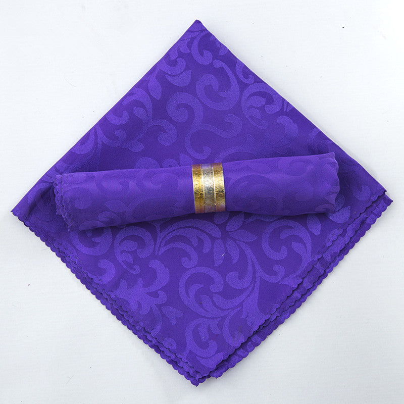 10 Stück Polyester Jacquard Tischservietten – Esszimmer Servietten