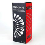 Practical 11-piece silicone kitchen utensil set