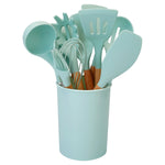 Practical 11-piece silicone kitchen utensil set
