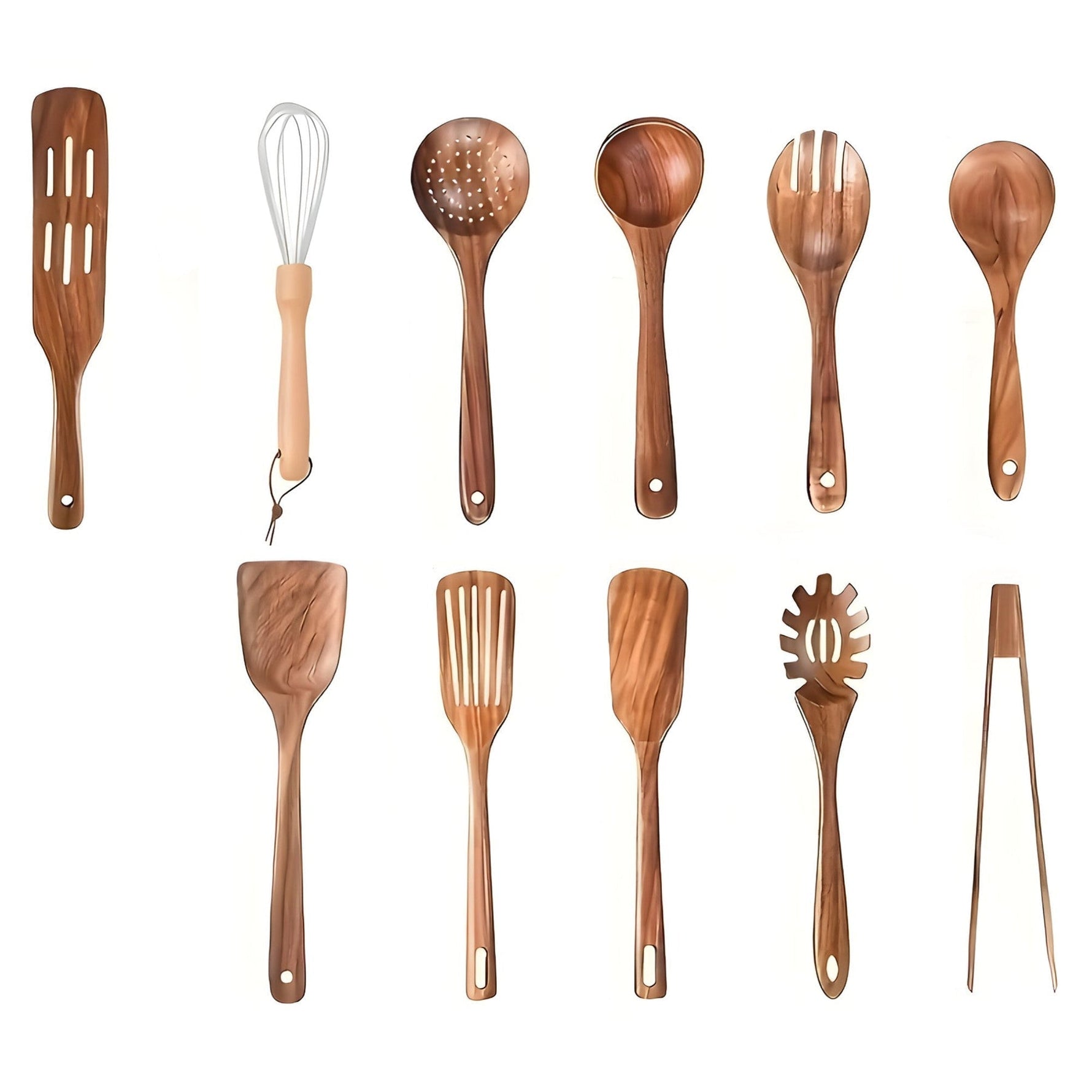 Natural Kitchen - 11-piece set made of high-quality wood for your kitchen