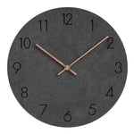 Wanduhr im minimalistischen Stil – Lautlose Uhr für modernes Interieur