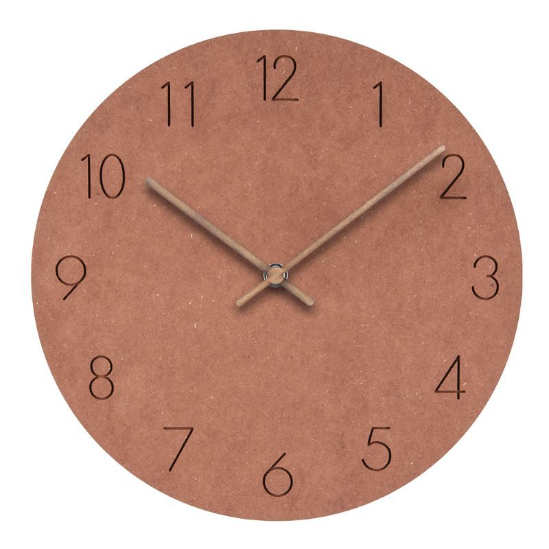 Wanduhr im minimalistischen Stil – Lautlose Uhr für modernes Interieur
