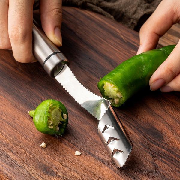 Edelstahl Gemüsekernausstecher | FruchtGenuss