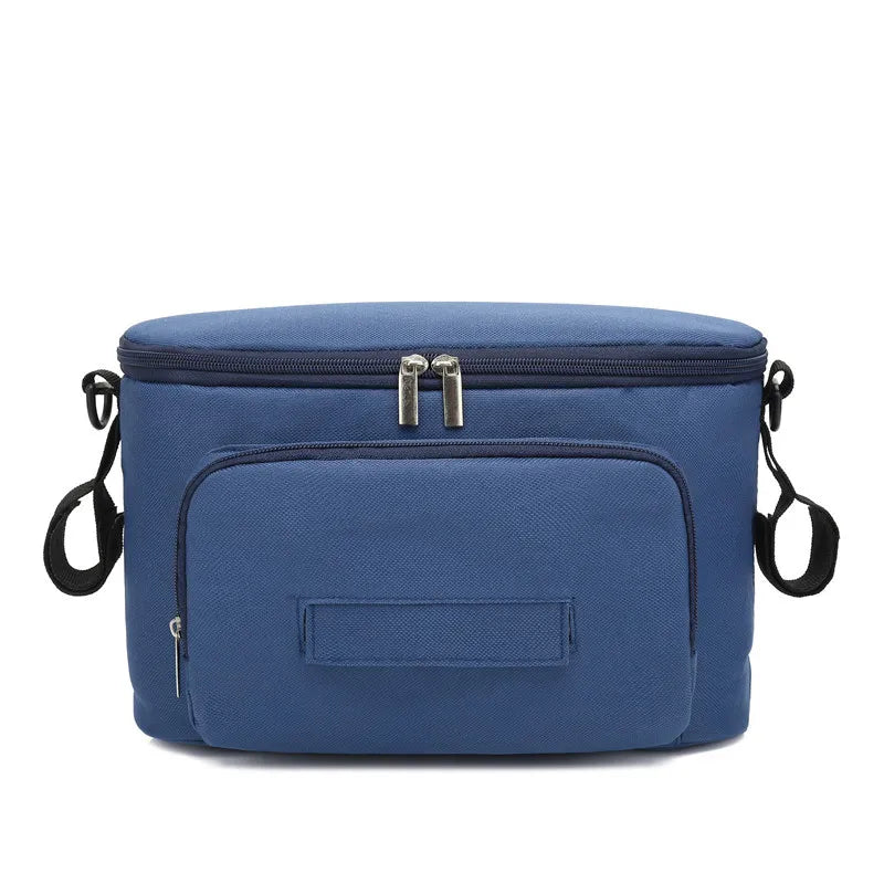 Isolierte Wickeltasche für Kinderwagen mit Feuchttuchspender