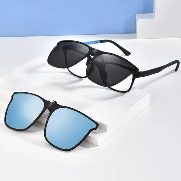 Clip-on Sonnenbrille mit UV400 – Leichte polarisierte OogZeker für Brillenträger