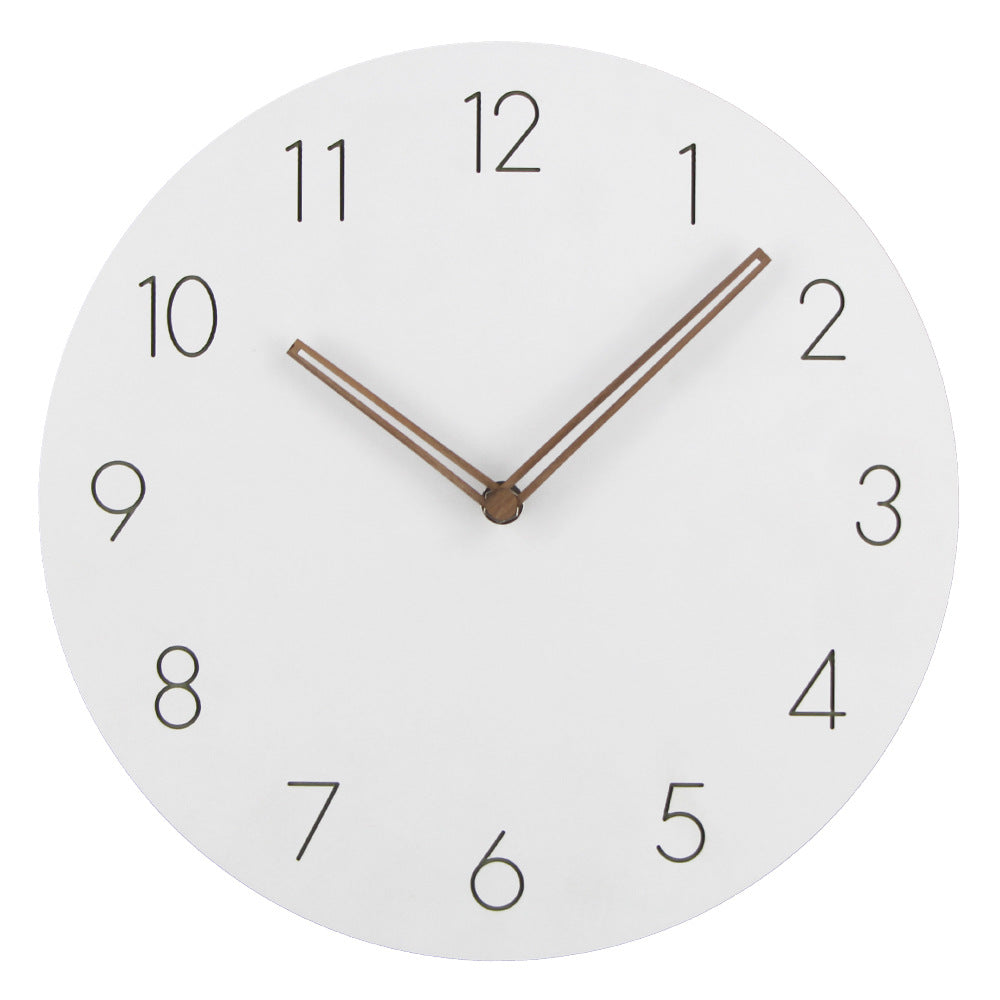 Wanduhr im minimalistischen Stil – Lautlose Uhr für modernes Interieur