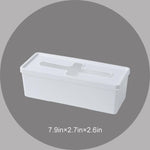 Aufbewahrungsbox für den Schreibtisch mit Deckel