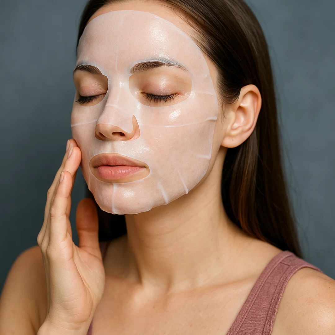 Collagen Gesichtsmaske aus Hydrogel – Nachtpflege für reife und trockene Haut