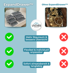 FlexiSort - Intelligent Drawer Organizer for Maximum Tidiness