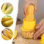 Maiskornentferner mit Messbecher und Reibe | CornEase