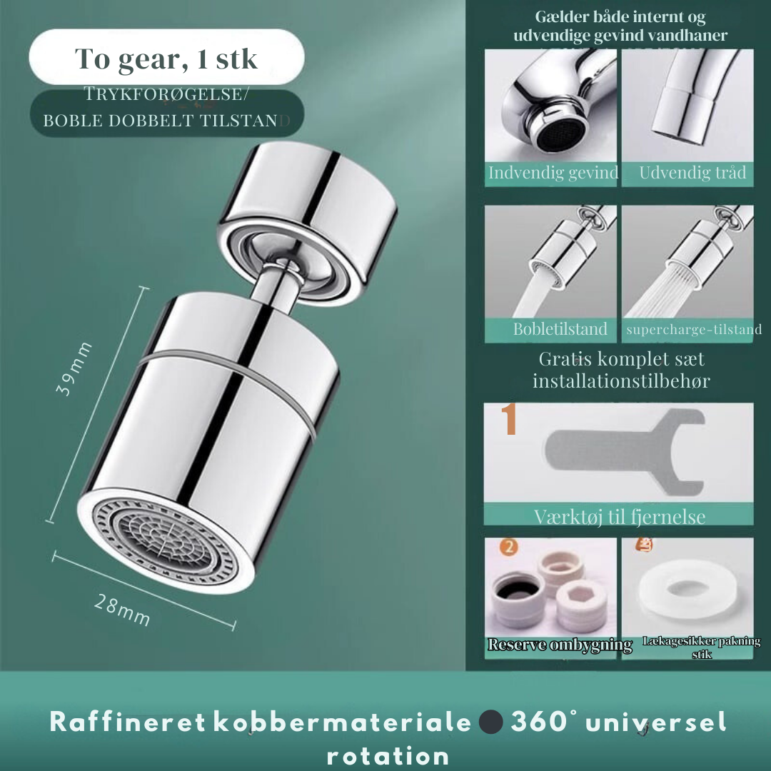 FlexiSpritz – 720° freedom for effortless rinsing