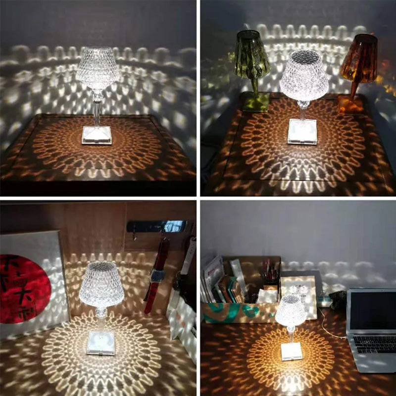 Kristall Tischlampe