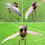 Luftige Gartenkunst: Elegante Vogel-Dekoration für Ihre Terrasse