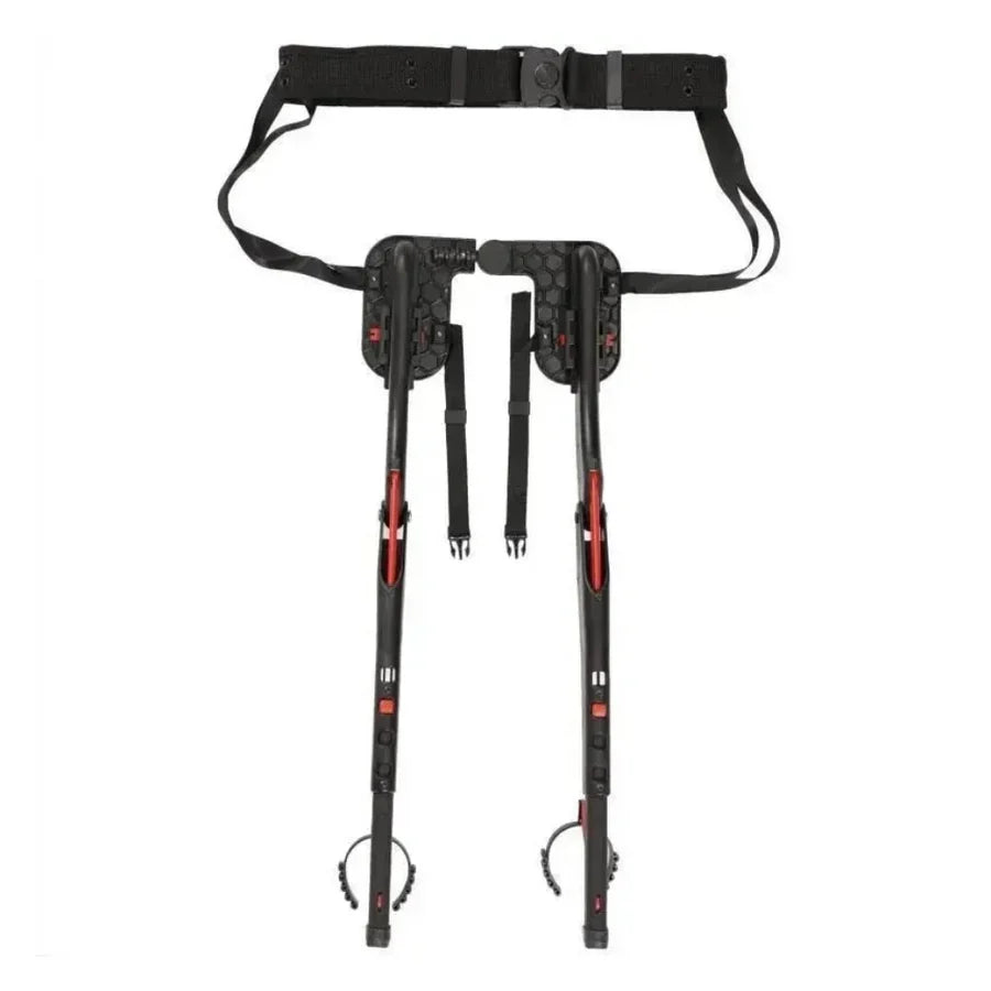 Tragbarer Faltstuhl mit tragbarem Exoskelett für Sportaktivitäten