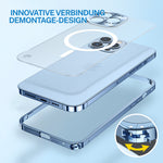 Stilvolles Magnetisches Handyhülle für iPhone mit Metallrahmen